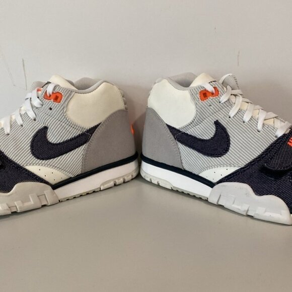 Nike Air Trainer 1 Mid Denim White Dark Obsidian Sz 9.5 - Picture 8 of 14